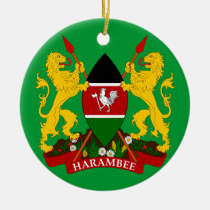 Le KENYA - ornement en céramique de Noël