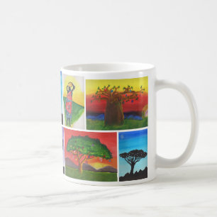 Le Kenyan badine la tasse d'art