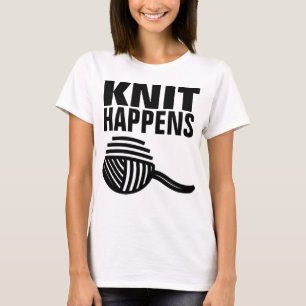 Le KNIT SE PRODUIT, T-shirts drôle de tricoteuse