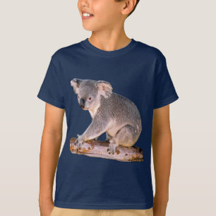 Le koala badine le T-shirt foncé