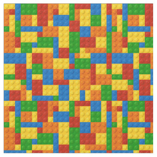 Le KRW badine le tissu coloré de blocs d'immeuble