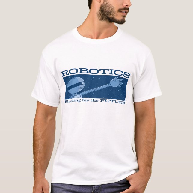 LE LAC D'AUTOMNE "Robotique !" T-shirt (Devant)
