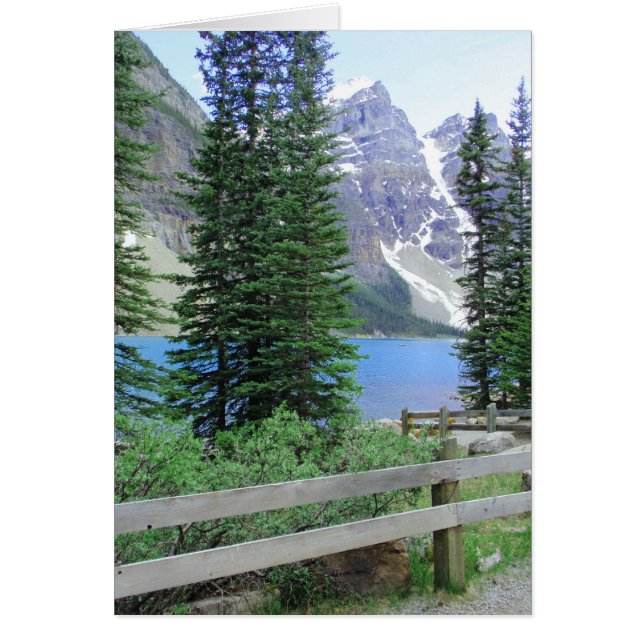 Le lac Moraine (Devant)