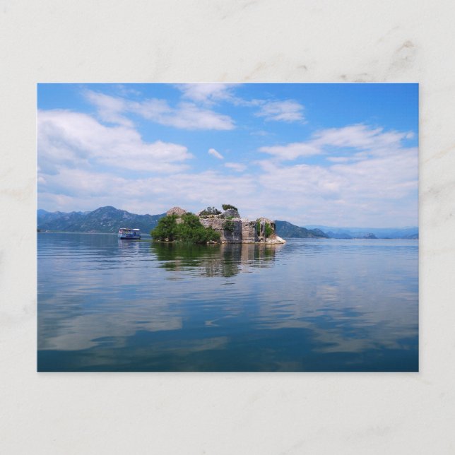 Le lac Scadar au Monténégro Carte postale (Devant)