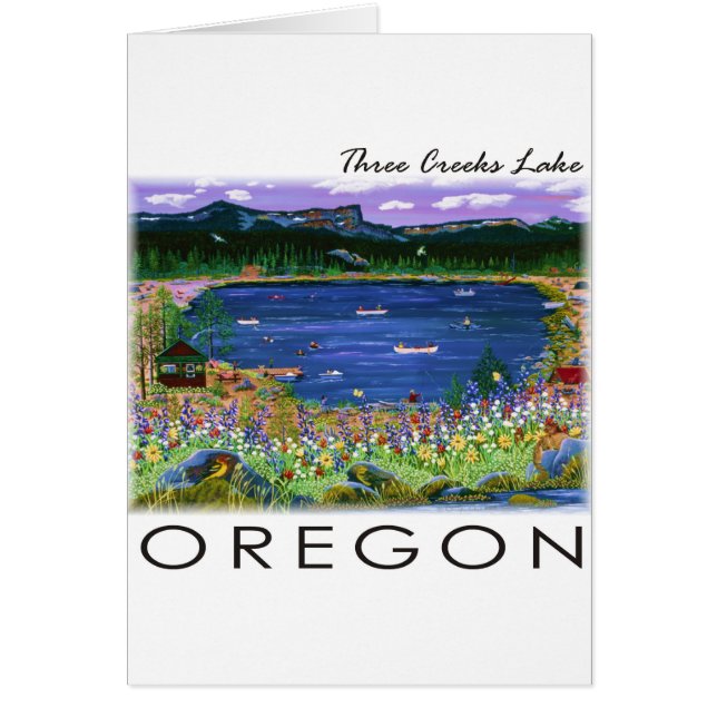 Le lac Three Creeks (Devant)