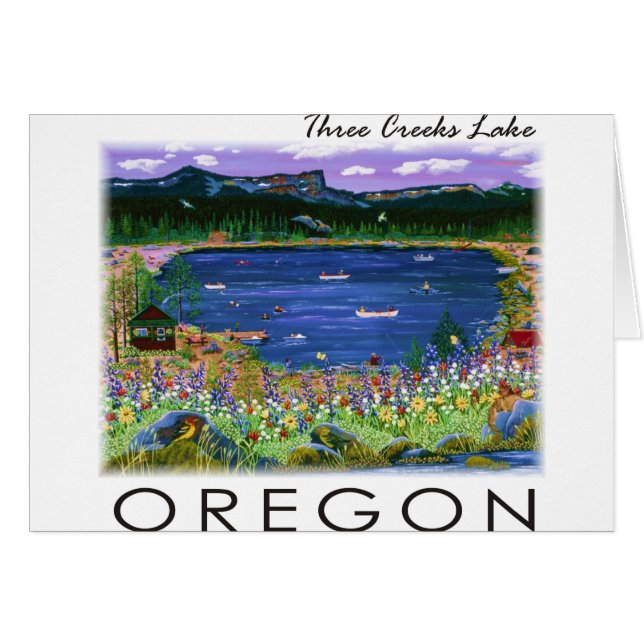 Le lac Three Creeks (Devant horizontal)