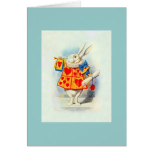 Le lapin à Alice au pays des merveilles ~ Carte
