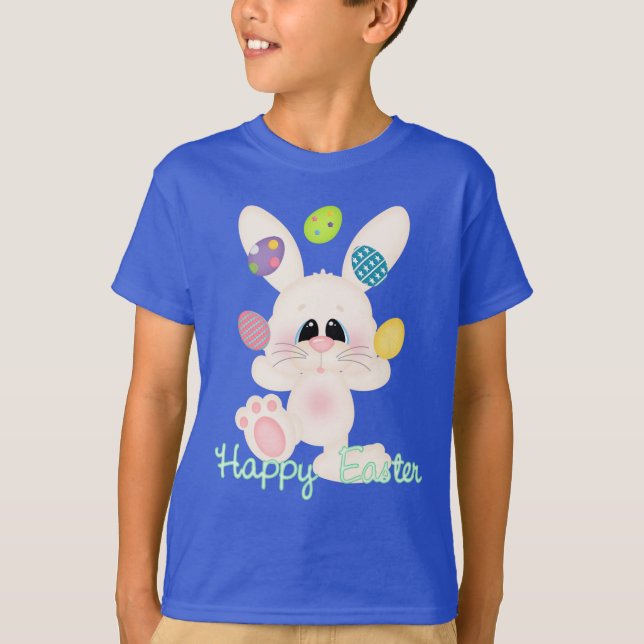 Le lapin de Pâques badine le T-shirt de vacances (Devant)