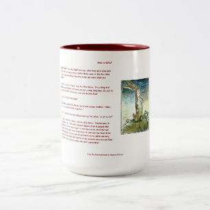 Le lapin de velventine - quel est vrai ? Tasse