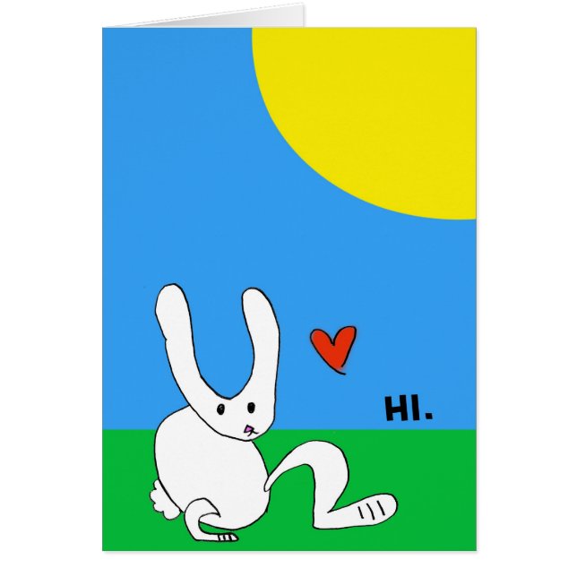 Le lapin mignon indique le HI (Devant)