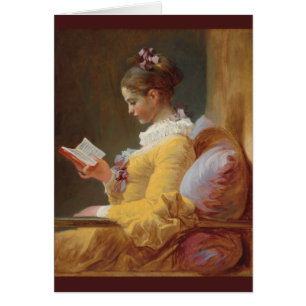 Le lecteur French Girl en robe jaune