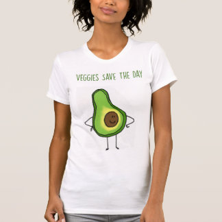Le légume sauve le T-shirt de jour (avocat)