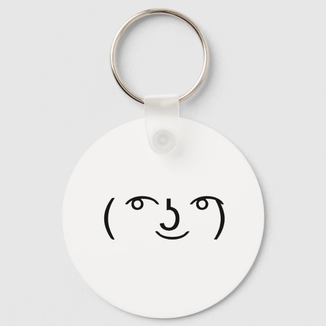 Le Lenny Face Keychain (Front)