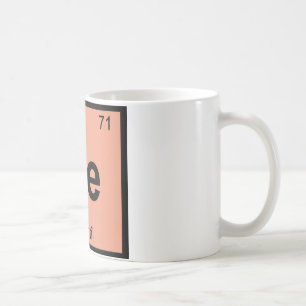 Le - Lentil Chemistry Periodic Table Symbol Coffee Mug