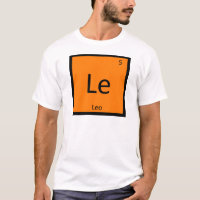 Le - Leo Lion Zodiac Sign Chemistry Periodic Table