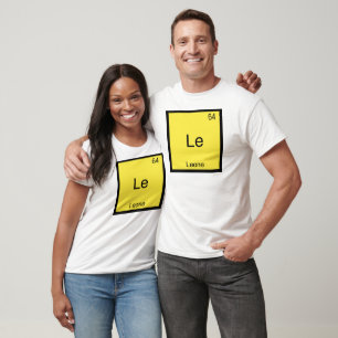 Le - Leone Funny Chemistry Element Symbol T-Shirt
