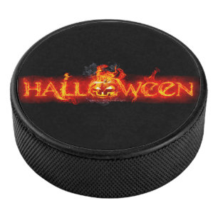 Le lettrage massif enflammé d'Halloween de Slipper