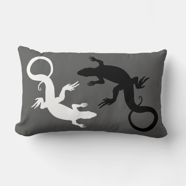 Le lézard repose le décor de lézard de coussins (Recto)