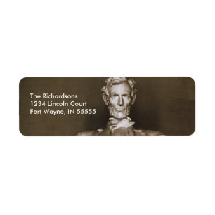 Le Lincoln Memorial a personnalisé des étiquette