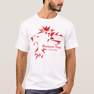 Le lion couronné de la tribu pour les T-shirts d'a