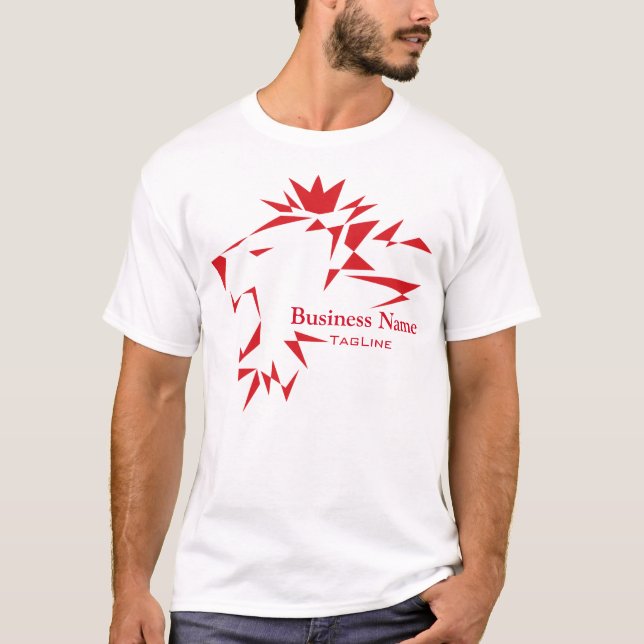 Le lion couronné de la tribu pour les T-shirts d'a (Devant)