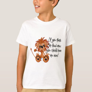 Le lion de bébé m'entendent hurler des T-shirts et