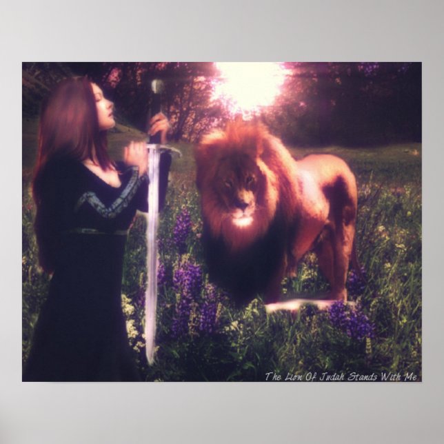 Le Lion De Juda Est Avec Moi Poster (Devant)