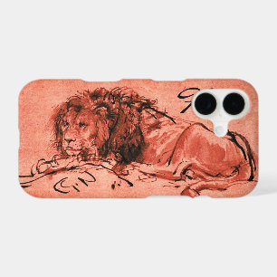 LE LION DU CAP MENANT VERS LE BAS, Rose, Monogramm