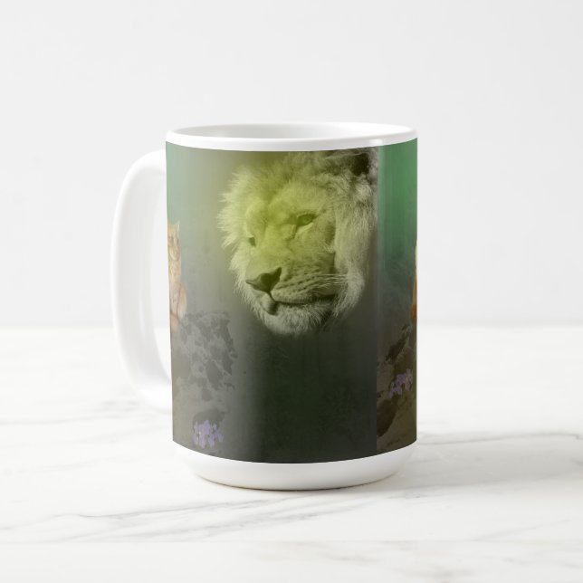 Le Lion Et Le Chat, La Mug De Café (Devant gauche)