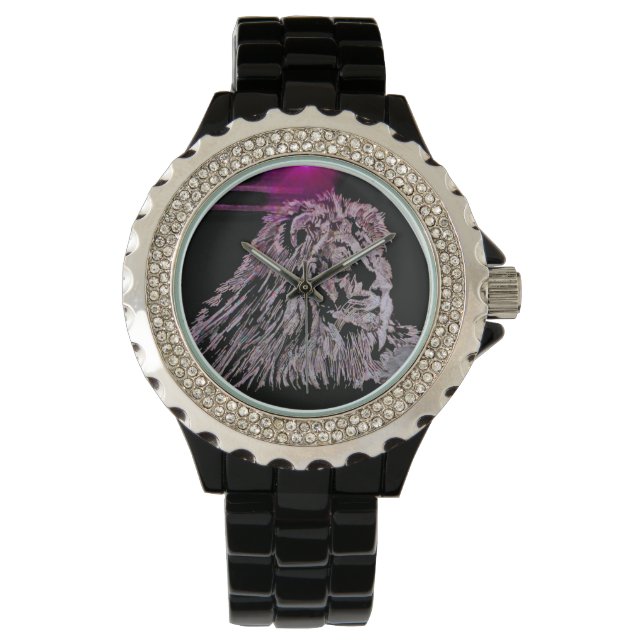 Le Lion - Montre En Pierre (devant)