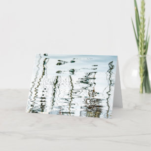 Le liquide mâte la carte vierge