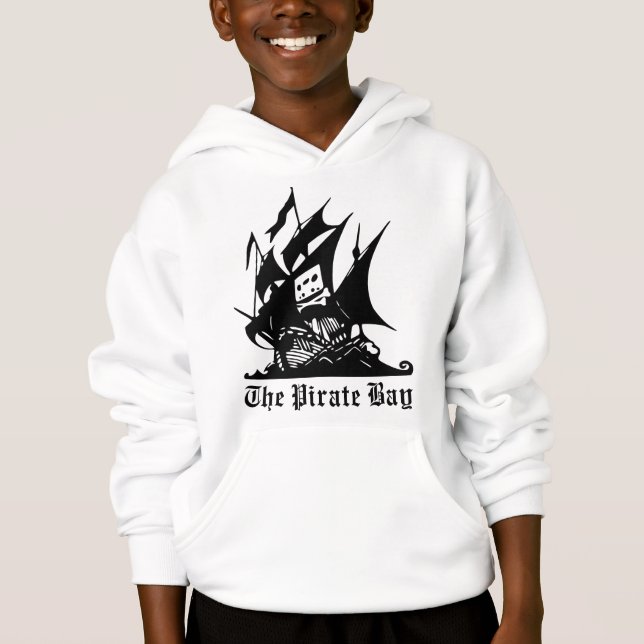 le logo de bateau de pirate de baie de pirate (Devant)