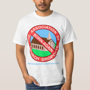 Le logo et bannière d'ABCD sur le T-shirt blanc