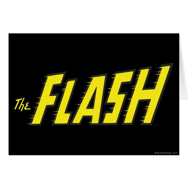 Le logo Flash Jaune (Devant horizontal)