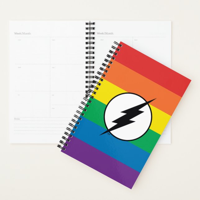 Le logo Flash Rainbow (Devant avec enveloppe)