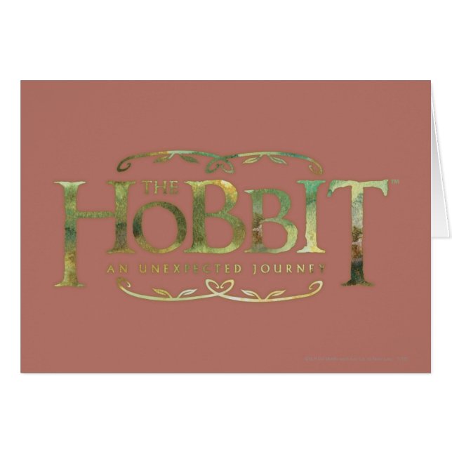 Le logo Hobbit vert (Devant horizontal)