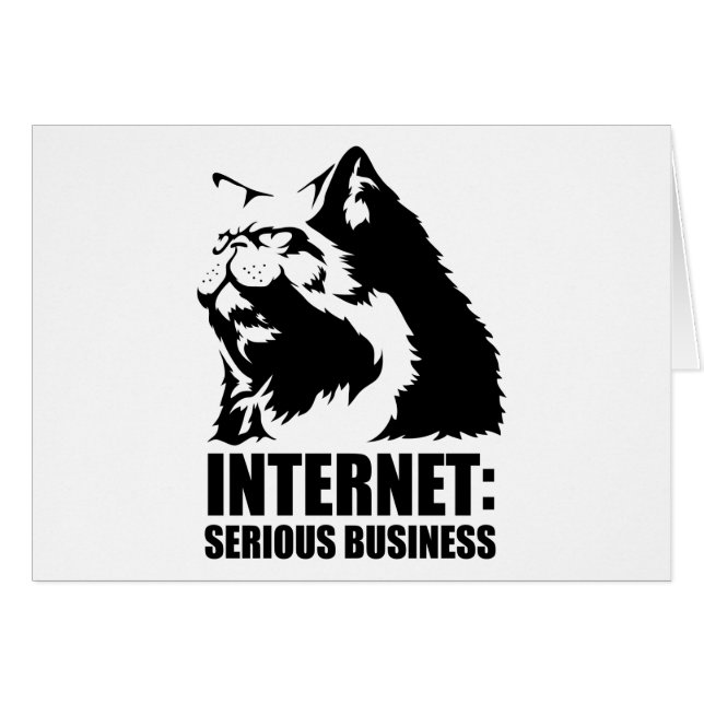 le lolcat l'Internet est des affaires sérieuses (Devant horizontal)