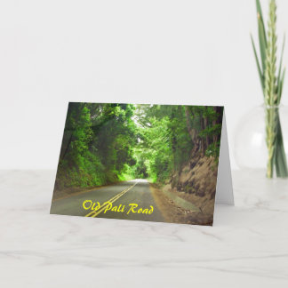 Le long chemin de la maison, Old Pali Road carte