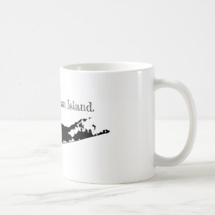 le Long Island élevé sur une tasse New York d'île