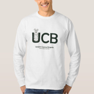 Le long T-shirt gainé des hommes canins droits de