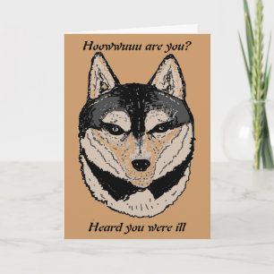 Le loup obtiennent la carte bonne