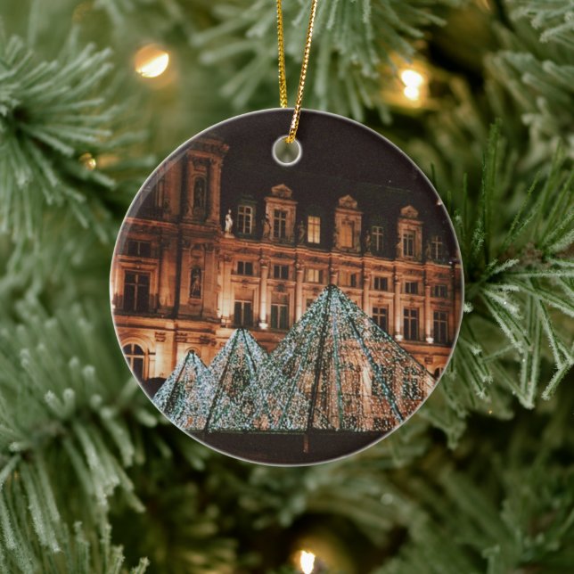 Le Louvre  Ceramic Ornament (Tree)