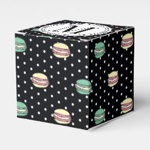 Le Macaron polkadot Favor Box