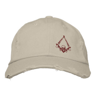 Le maçon principal moderne a brodé le casquette