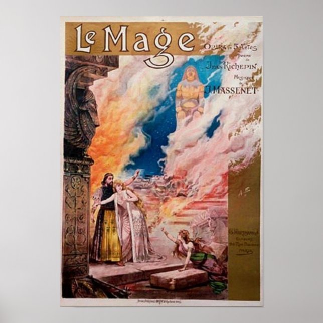 Le Mage French Opera Poster (Front)