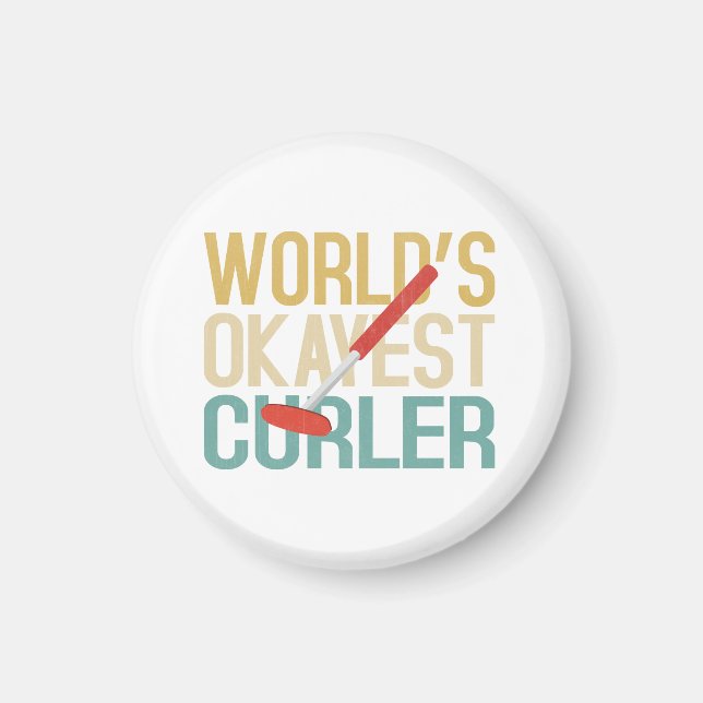 Le Magnet Curler le plus Okayest du monde (Devant)