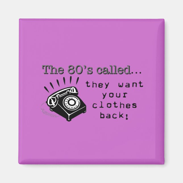 Le Magnet des années 80 (Devant)