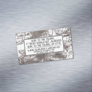 Le magnétisme du Carte de visite "Mariage Faire-pa