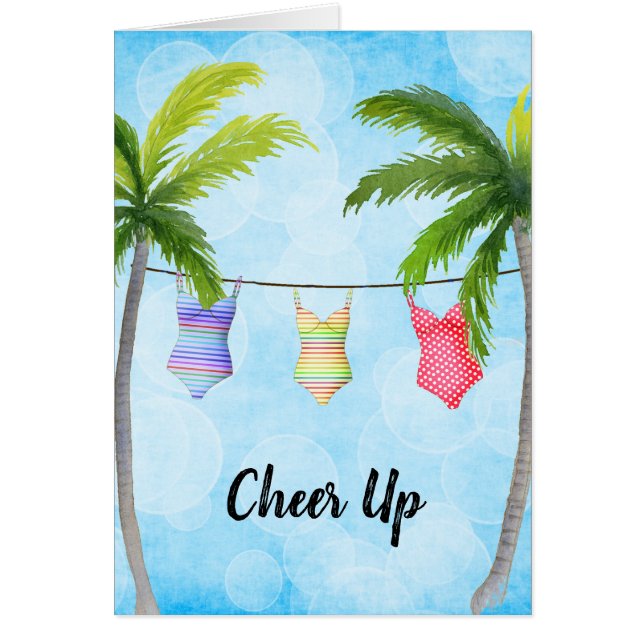 Le maillot de bain encouragent la carte (Devant)