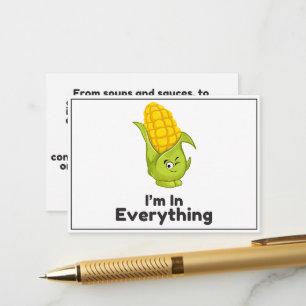 Le Maïs Est Dans Toutes Les Cartes De Sensibilisat